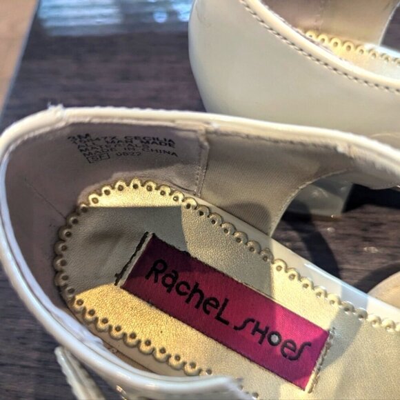 RACHEL SHOES Cecilia DRESSY Bows WHITE - size 3 - Picture 3 of 6